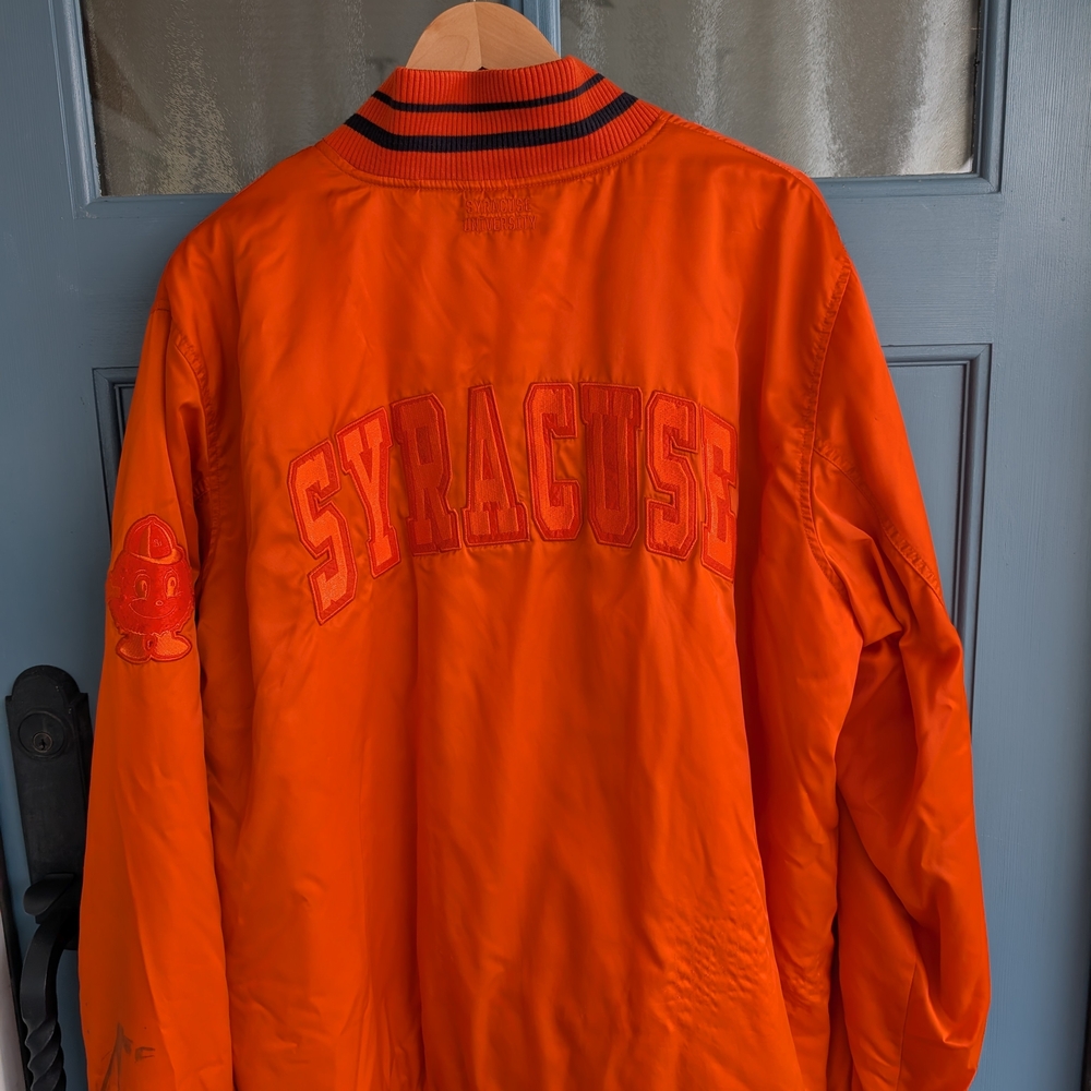 Orange Varsity Jacket - image 4